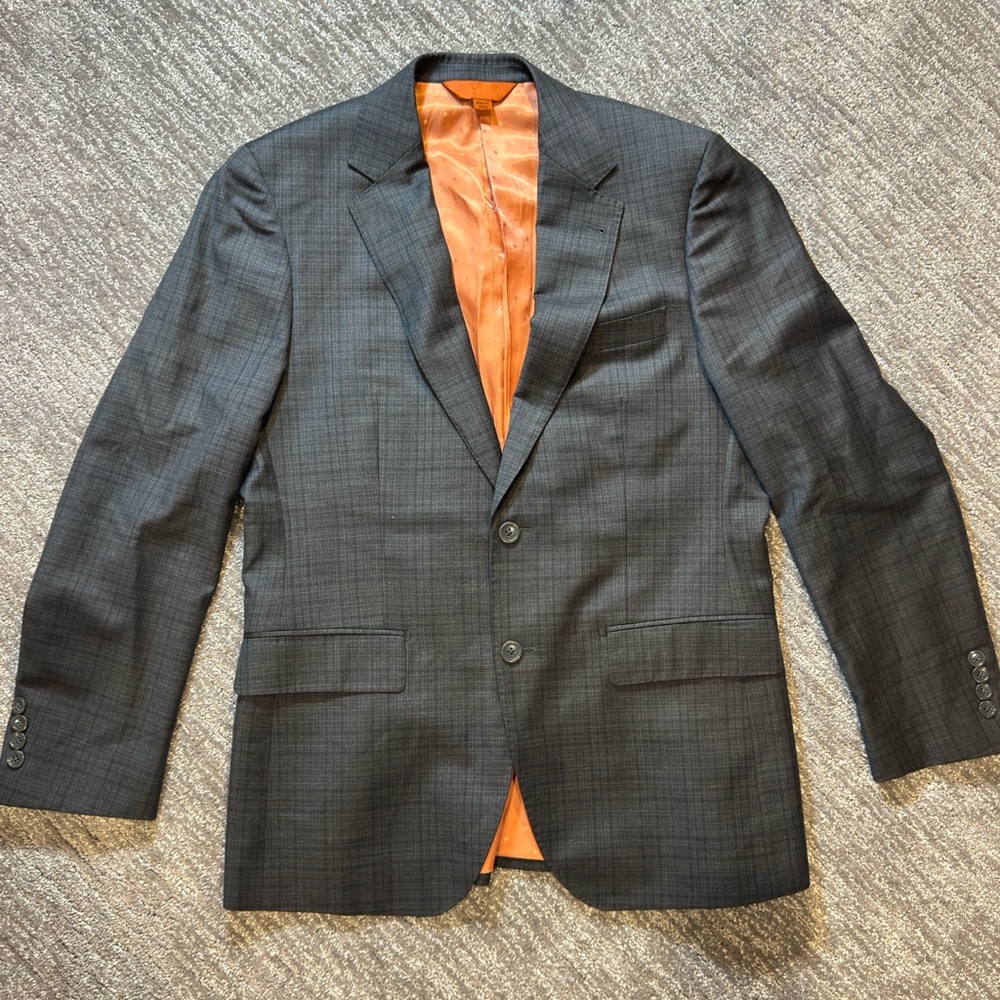 Super 150’s Prive Baroni Snello Wool Suit Coat Luxury Italian Mens Blazer 40/34R